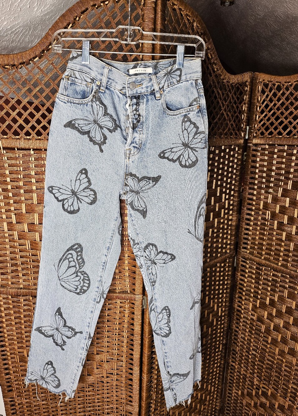 Pacsun Jeans  With Butterfly Prints